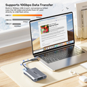 Unitek R1022 Dual Read/Write Card Reader USB-C to SD4.0+Micro SD3.0+CF Express 2.0