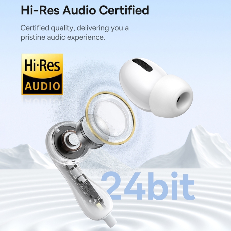 Baseus Headphones In Ear Wired 3.5mm HiRes HZ20 White