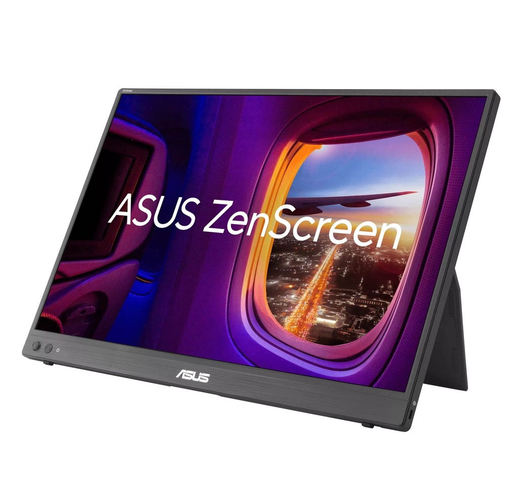 ASUS Monitor Portable ZenScreen 16" WUXGA IPS Power Pass-Through Auto-Rotate HDMI Dual USB-C MB16FC