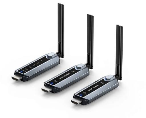 [29620] Vention ADPH0-2 Full HD Wireless HDMI Kit 1x Transmitter (Source) to 2x Receivers (Displays)