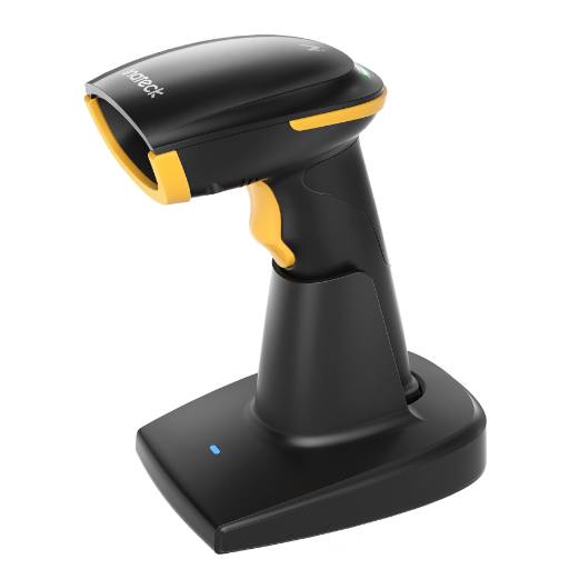 [30570] Inateck Barcode Scanner CMOS 1D/2D Wireless 2.4GHz/Bluetooth USB-A 2600mAh Charging Base AI BCST-36 Black