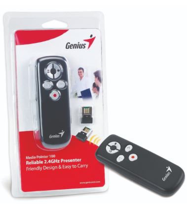 [31090015100] Genius Pointer Media Wireless 100