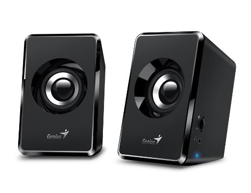[29589] Genius PC Speakers 2.0 6W 3.5mm USB Powered Black SP-U125