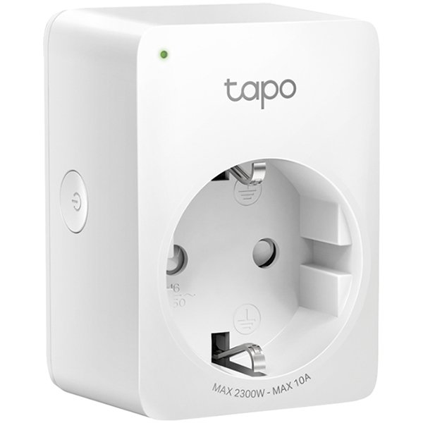 [TAPO P100(1-PACK)] TP-LINK TAPO, MINI SMART WI-FI SOCKET, ENERGY MONITORING, 220-240 V, MAX LOAD 13 A, 50/60 HZ, 2.4 GHZ WI-FI NETWORKING, REMOTE CONTROL, AWAY MODE, VOICE CONTROL, UK PLUG