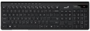 Genius Keyboard Wireless AI Chocolate Keys + 8 Hot Keys SlimStar 7230 English