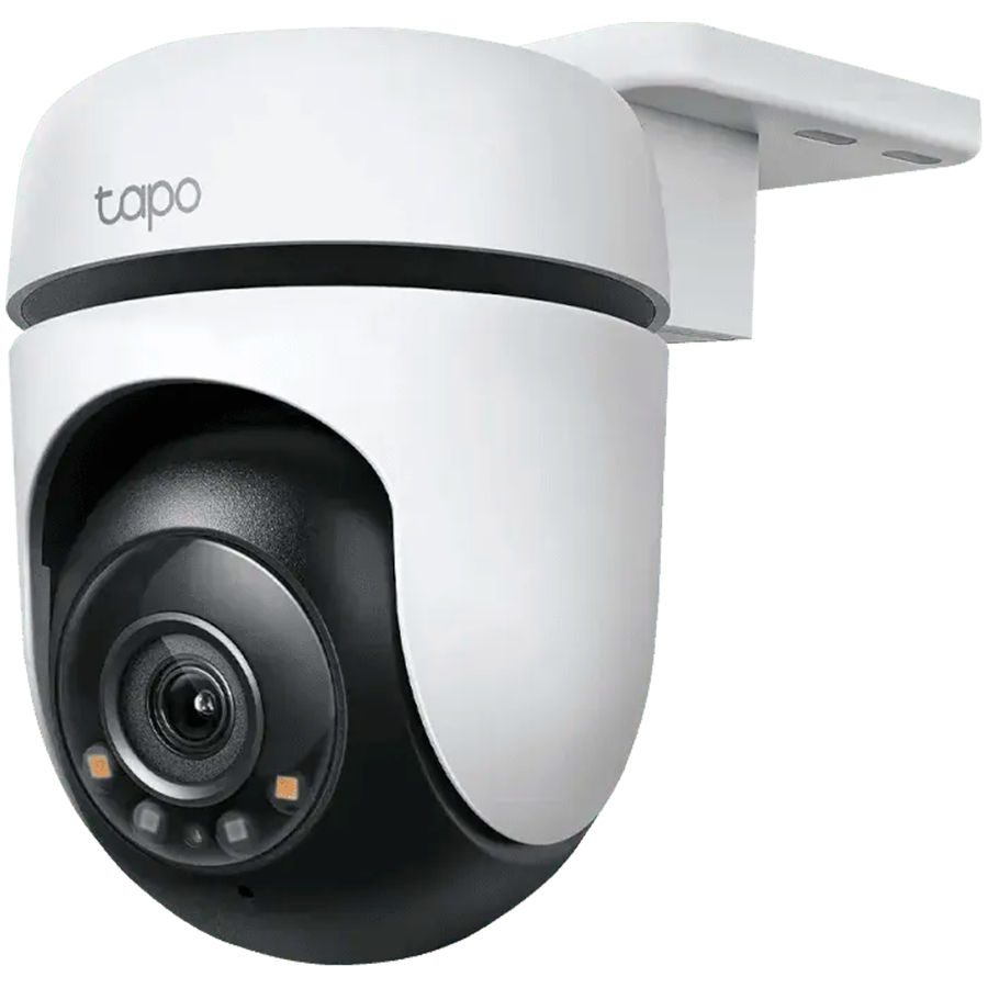 TP-LINK IP CAMERA, OUTDOOR PAN/TILT HOME SECURITY WI-FI, 2K, DAY/NIGHT VIEW, 360' VISUAL COVERAGE, IP65, MICROSD UP TO 512GB