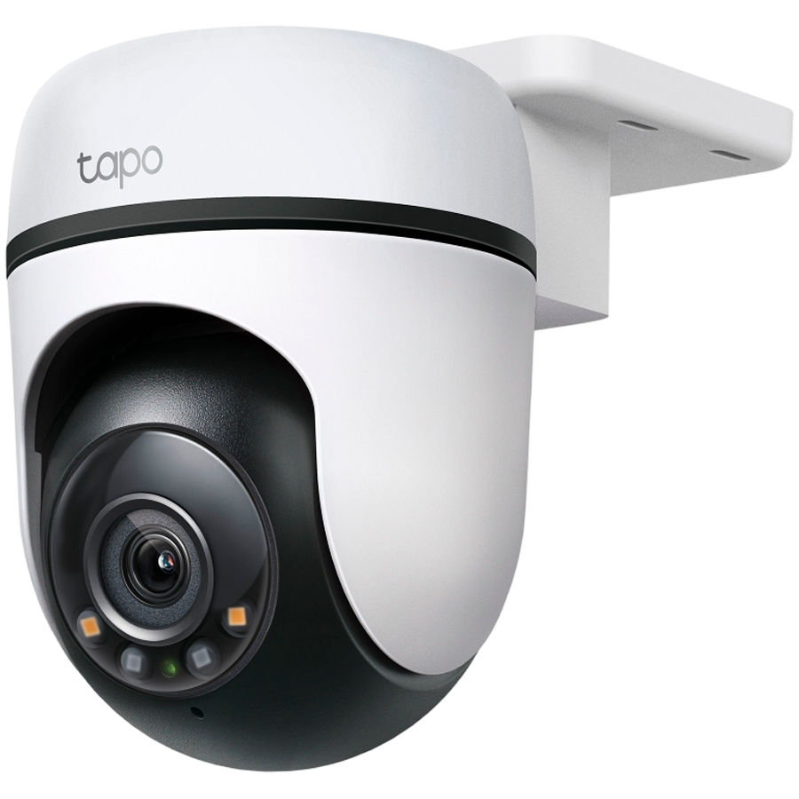 TP-LINK IP CAMERA, OUTDOOR PAN/TILT HOME SECURITY WI-FI, DAY/NIGHT VIEW, 360' VISUAL COVERAGE, IP65, MICROSD UP TO 512GB