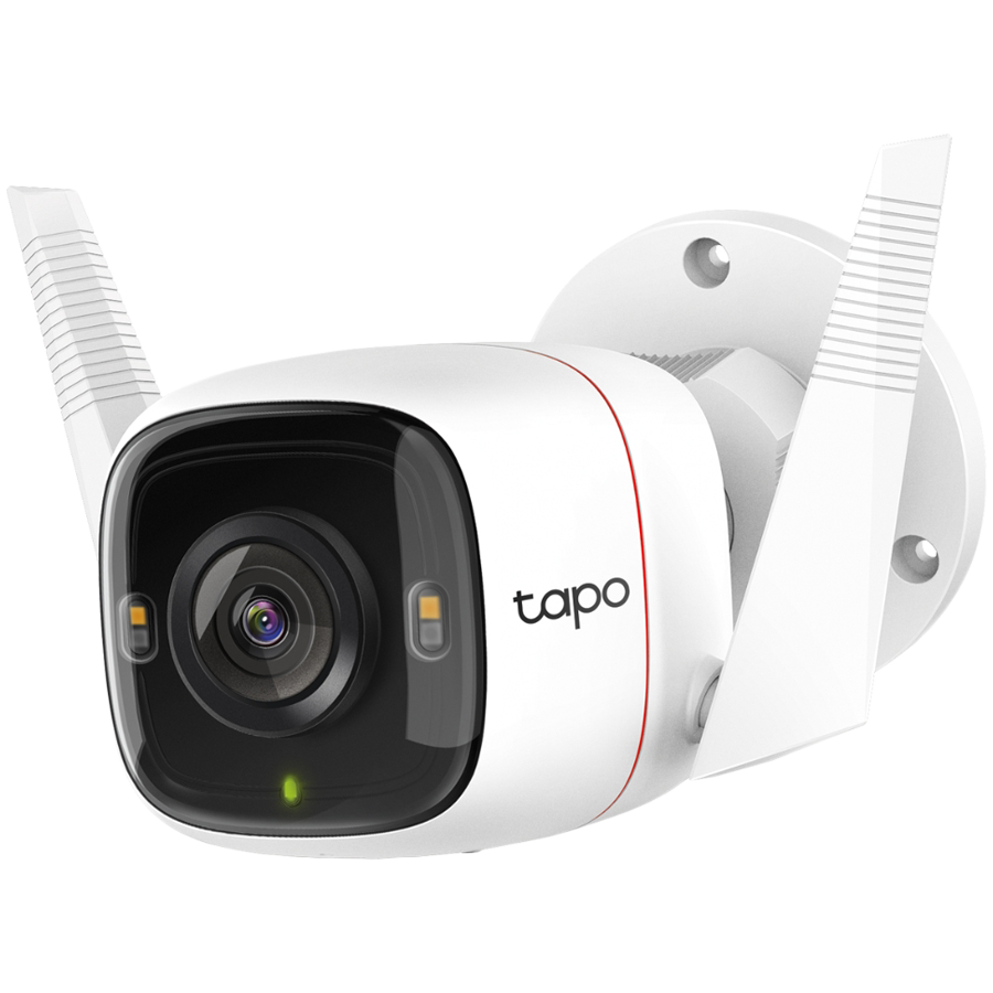 [TAPO C320WS] TP-LINK IP CAMERA OUTDOOR, WIRELESS 2.4GhZ, 4MP, 2 X EXTERNAL ANTENNAS, 1 X ETHERNET PORT, MOTION DETECTION AND NOTIFICATIONS, SOUND AND LIGHT ALARM, REMOTE CONTROL, TWO-WAY AUDIO, SHARING TO SOCIAL MEDIAS, VOICE CONTROL