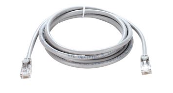 DLINK PATCH CORD CAT6 UTP 24 AWG, ROUND, 0.25M, GREY