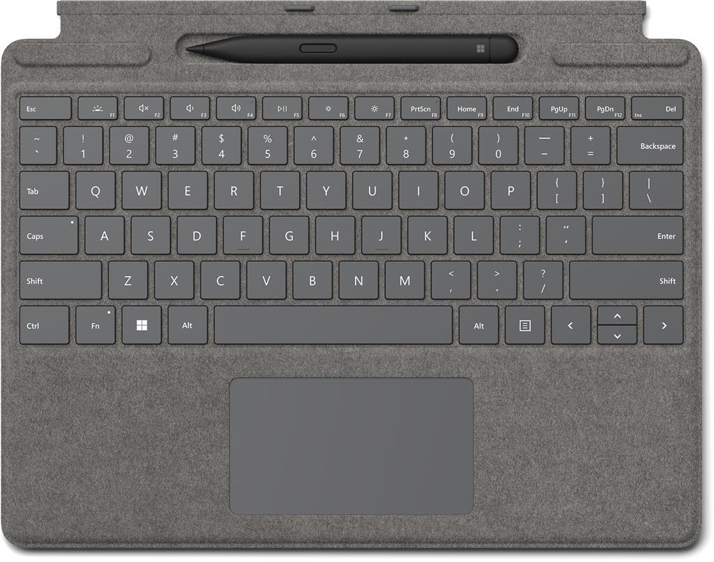 Microsoft Surface Pro Keyboard w/ Slim Pen 2 Microsoft Cover port Platinum
