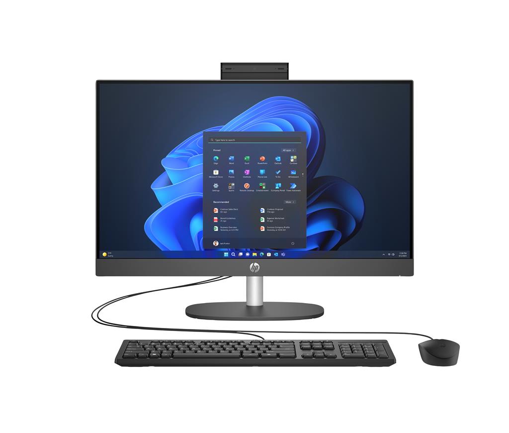 [A54ZDET] HP ProOne 240 G10 Intel Core Ultra 5 125U 60.5 cm (23.8") 1920 x 1080 pixels All-in-One PC 16 GB DDR5-SDRAM 512 GB SSD Windows 11 Pro Wi-Fi 6 (802.11ax) Grey