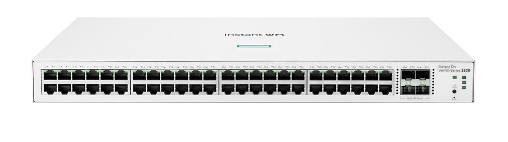 [JL814A] Hewlett Packard Enterprise Aruba Instant On 1830 48G 4SFP Managed L2 Gigabit Ethernet (10/100/1000) 1U