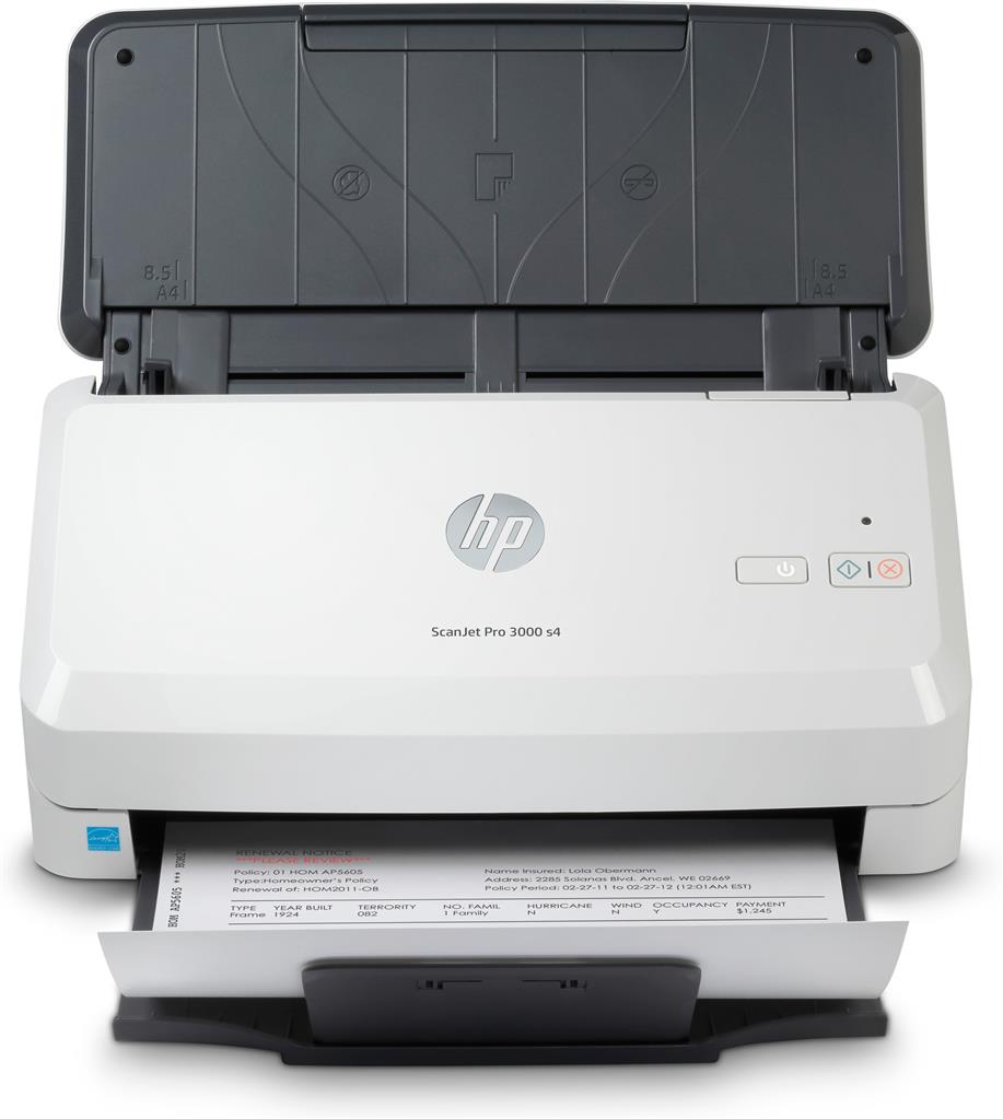 [6FW07A] HP Scanjet Pro 3000 s4 600 x 600 DPI Sheet-fed scanner Black, White A4