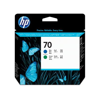 [C9408A] HP 70 Blue and Green DesignJet Printhead