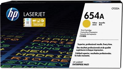 HP 654A Original Yellow 1 pc(s)