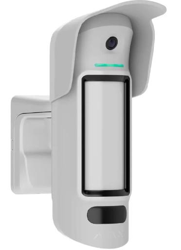 [29510] AJAX BASELINE PIR Outdoor CurtainCam HighMount PhOD White