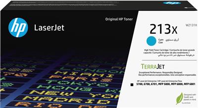 [W2131X] HP 213X High Yield Cyan Original LaserJet Toner Cartridge
