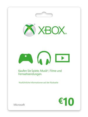 [K4W-02558] Microsoft Xbox Gift Card 10 EUR (EMEA, Digital Key)
