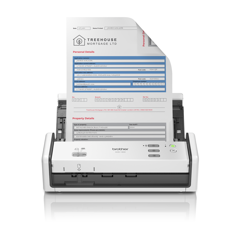 [4977766832205] ADS1300 BROTHER Portable, Compact Document Scanner