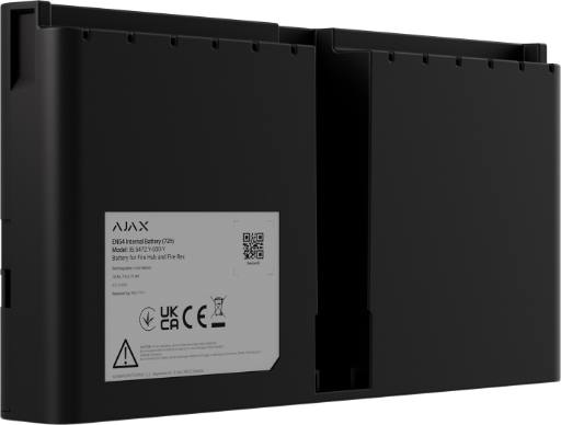 [29479] Ajax EN54 Fire Detection Internal Battery For Hub/Rex (72h) Black