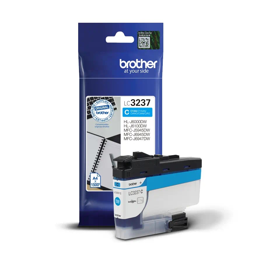 [4977766788014] LC3237C INK CARTRIDGE CYAN 1500P MFCJ5945/MFCJ6945/MFCJ6947/HLLJ6000/HLLJ6100