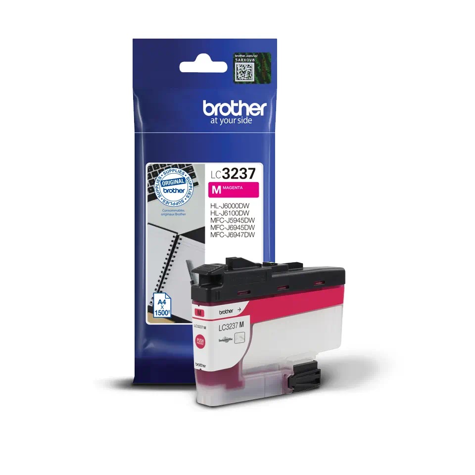 LC3237M INK CARTRIDGE MAGENTA 1500P MFCJ5945/MFCJ6945/MFCJ6947/HLLJ6000/HLLJ6100