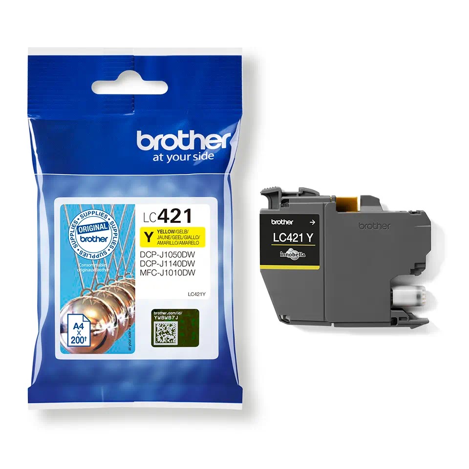 [4977766810395] LC421Y (S) Yellow ink cartridge 200 pages MFC-J1010DW