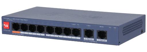 [29470] Dahua PoE Cloud Switch 8port +2UP 60W CS4010-8ET2GT-60