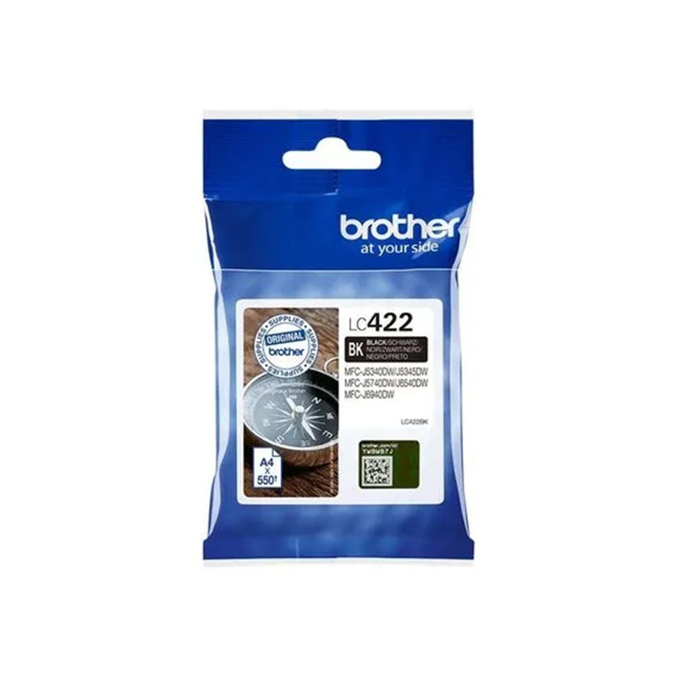 [4977766815543] LC422BK Black ink cartridge 550 pages MFCJ5340DW, 5740DW,MFCJ6540DW,MFCJ6940DW