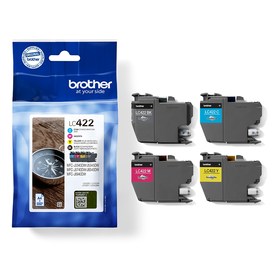 [4977766816793] LC422 Value Pack ink cartridge 550 pages MFCJ5340DW, 5740DW,MFCJ6540DW,MFCJ6940DW