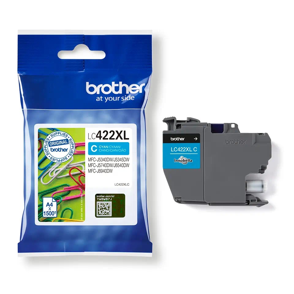 [4977766815598] LC422XLC Cyan ink cartridge 1500 pages MFCJ5340DW, 5740DW,MFCJ6540DW,MFCJ6940DW