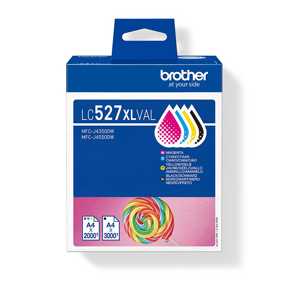 [4977766842211] LC527XLVAL value pack cartridge 3000/2000 pages ( MFCJ4350DW, MFCJ4550DW)