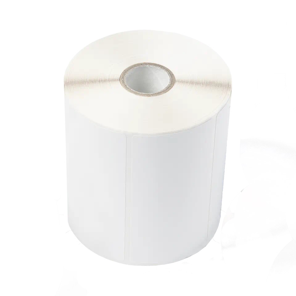 PREMIUM COATED THERMAL TRANSFER WHITE LABELS ROLL 102 x 150mm (500 labels) for TD4xxx SERIES (Requires ink ribbon) x6