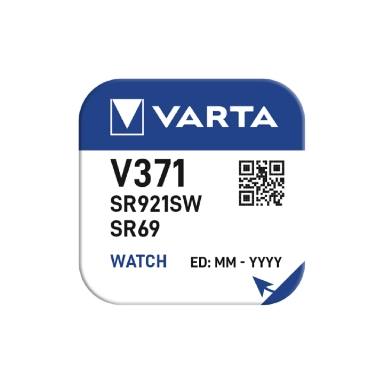 Varta Silver Oxide Coin Cell Battery 371 SR69 SR920SW (Low Drain)
