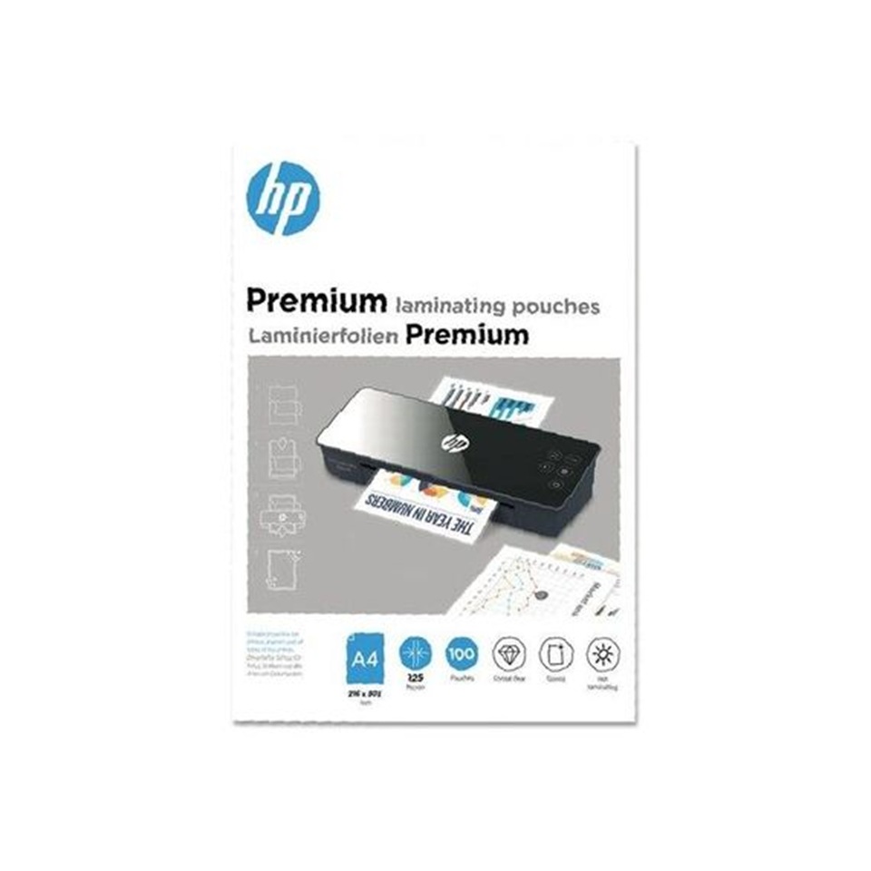 HP Premium Pouches A4, 125 MIC 9124