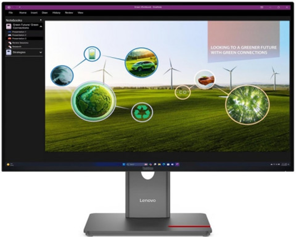 [64A7GAT6UK] LENOVO MONITOR 27'', D, THINKVISION P27Q-40 BUSINESS, IPS, WLED, QHD 2560x1440, AG, 4MS, 120Hz, 350CD/M², VESA,