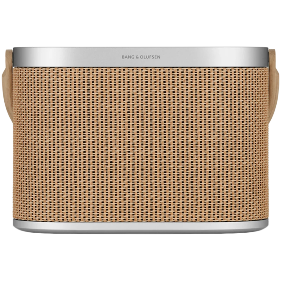[1254101] Beosound A5 Speaker Nordic Weave (Cover Nordic Weave/Handle Oak)