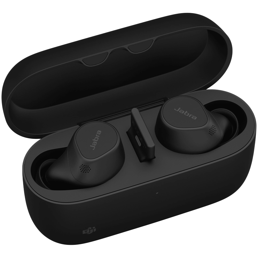 [20797-999-989] JABRA EVOLVE2 Buds MS, Cradle USB-A MS, Link 380 BT adapter USB-A MS, 30  cm USB-C to USB-A cable, Ear gels, wireless charging pad, warranty