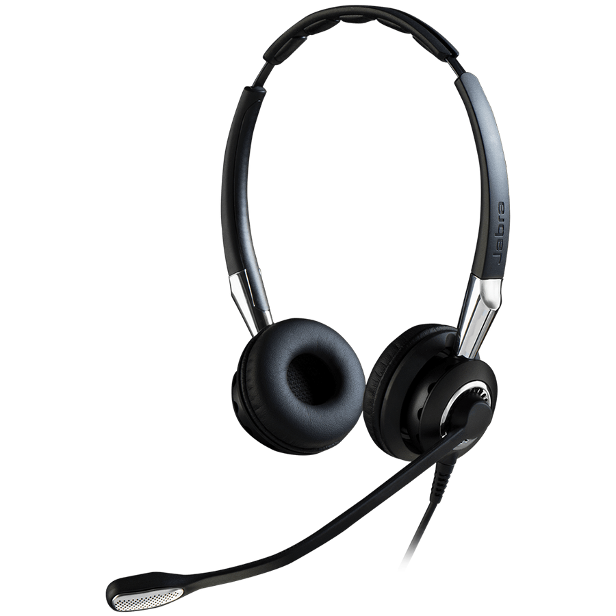 [2489-820-209] JABRA BIZ 2400 II Duo  NEXT GENERATION - IP Wideband-Headset (QD) Type: 82 E-STD, Noice-Cancelling microphone boom: FreeSpin