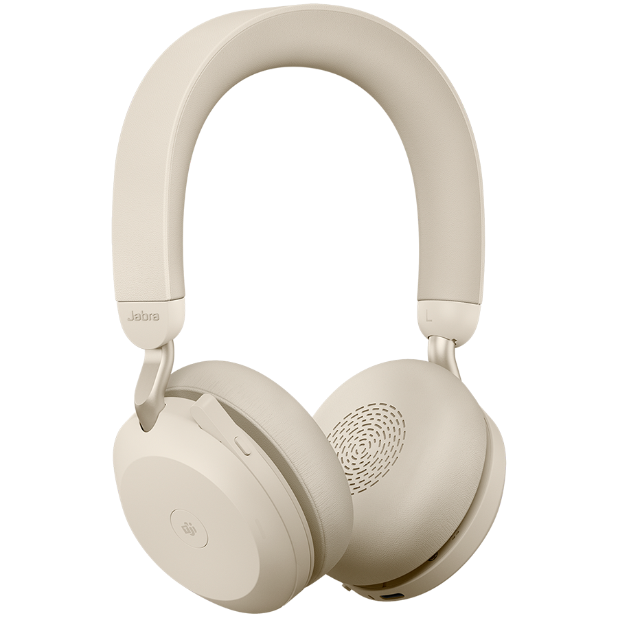 [27599-999-898] JABRA EVOLVE2 75, Link380c MS Stereo Beige, EVOLVE2 75 headset Beige MS, Link 380 BT adapter USB-C MS,1.2m USB-C to USB-C cable, carry pouch, warranty and warning (safety leaflets)
