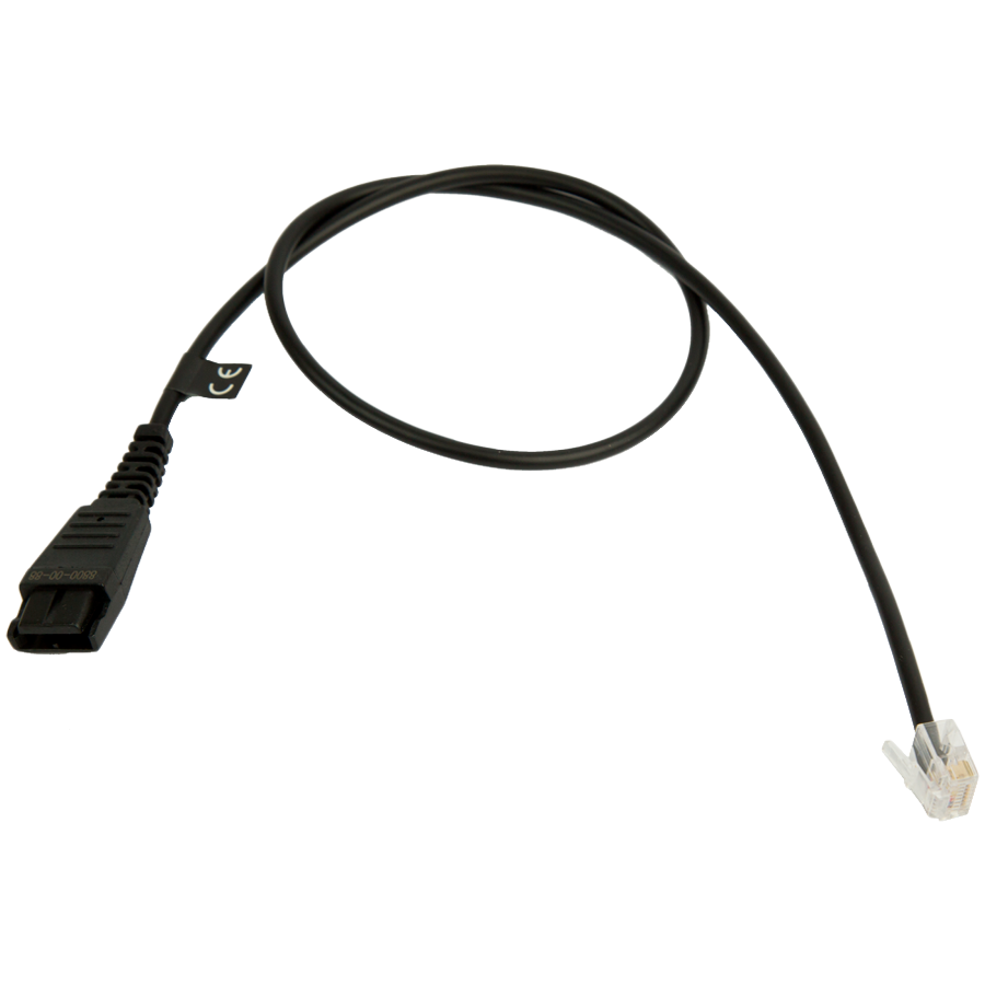 [8800-00-88] JABRA QD Cord to RJ45, straight, 0,5 meters; for Agfeo ST40