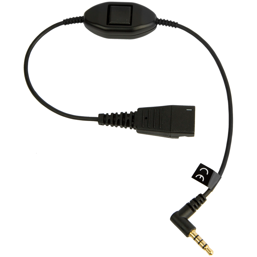 JABRA LINK Mobile QD to 3.5 mm.Connect QD headset to Mobile