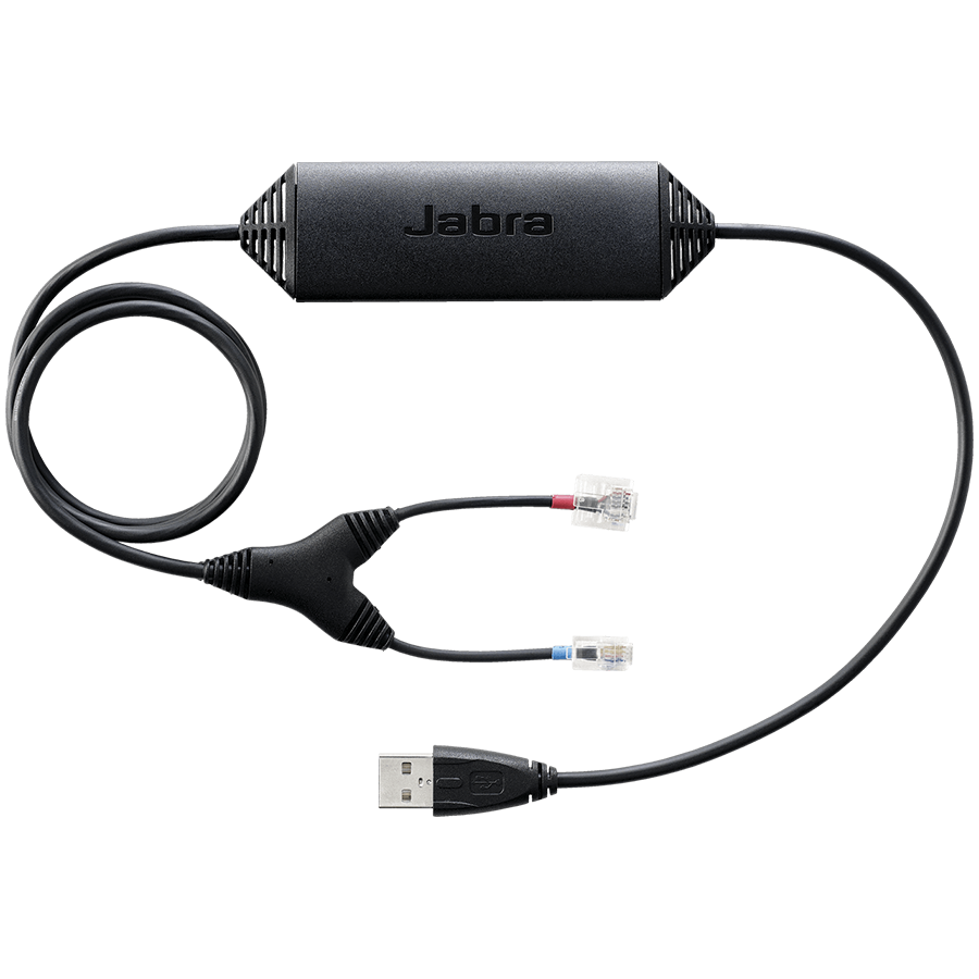 JABRA Link EHS-Adapter for 9120 DHSG, GN 93XX, PRO 94XX, PRO 920 and GO 6470  for electronically accepting calls for  Cisco desk phones via USB(Cisco IP 8961, 9951 and 9971). this connection cord supports multiuse connection between desk phone and PC