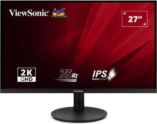 [29342] Viewsonic Monitor VA 27'' 2K IPS 75Hz HDR 10 Dual HDMI & DisplayPort VA2708-2K-HD-2