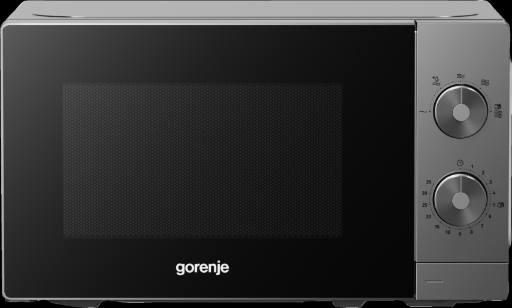 [29323] Gorenje Kitchen Microwave Oven 700W 20L 5 Programs Manual Knots MO20E1T4 Titanium