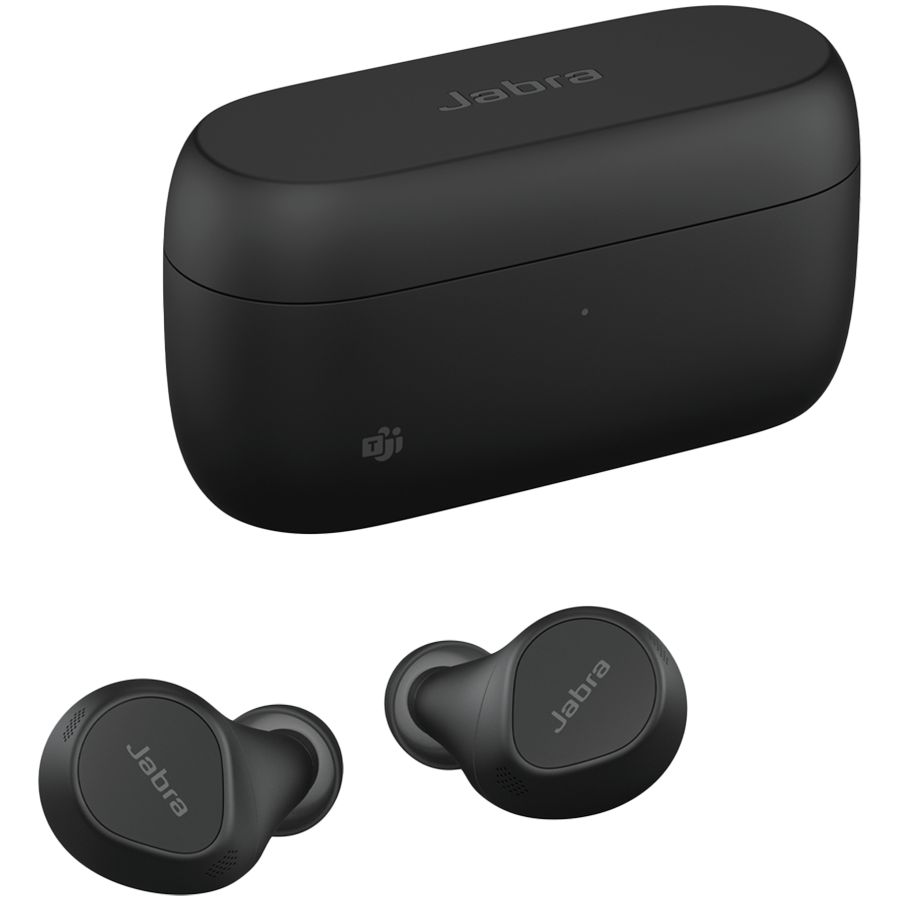 [20797-999-899] JABRA EVOLVE2 Buds MS, Cradle USB-C MS, Link 380 BT adapter USB-C MS, 30  cm USB-C to USB-A cable, Ear gels, USB-A to USB-C adapter, warranty