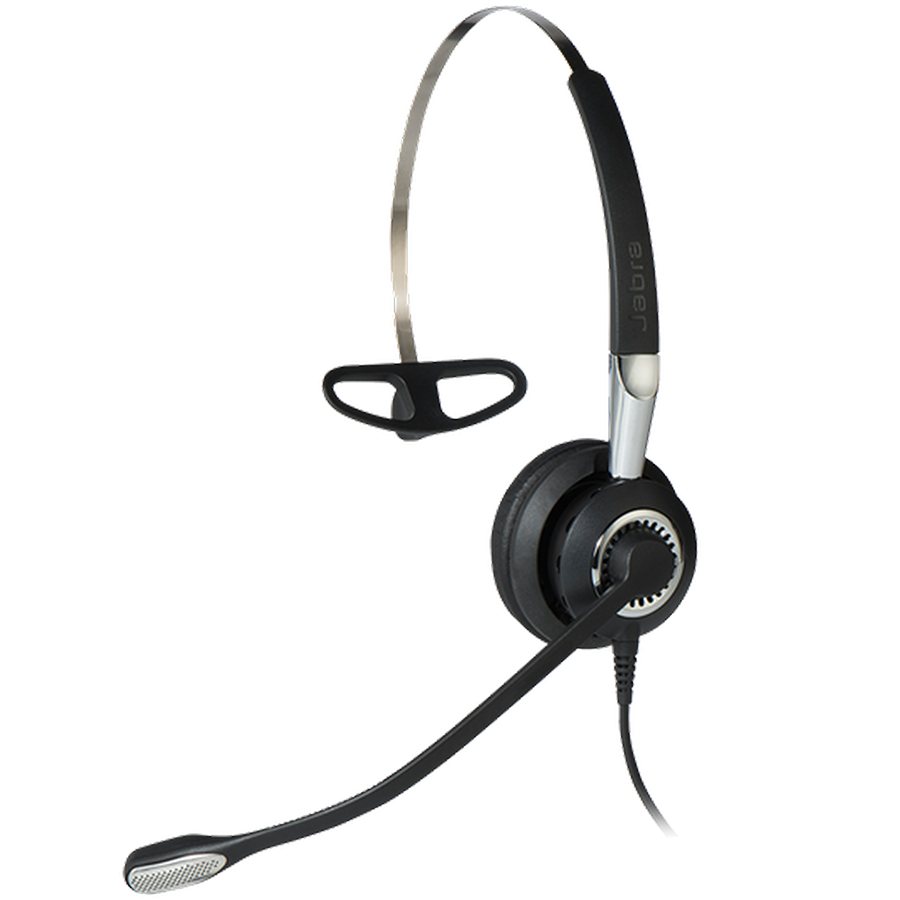 [2486-825-209] JABRA BIZ 2400 II Mono  NEXT GENERATION - 3-in-1 Wideband Type: 82 E-STD, Noise-Cancelling, Wideband-Headset (QD) microphone boom: FreeSpin (Headband, neckband, Ear hook)