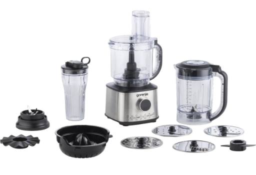 [29322] Gorenje Kitchen Blender Food Processor 1500W with 8 attachments SBR1500E Black/Inox