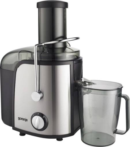 Gorenje Kitchen Juicer 800W 1.5L Pulp Container XL Tube JC805EII Inox/Black