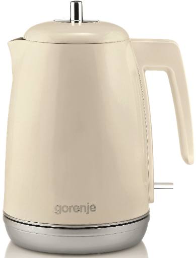 [29305] Gorenje Kitchen Kettle 2200W 1.7L K15RL Retro Ivory K15RL